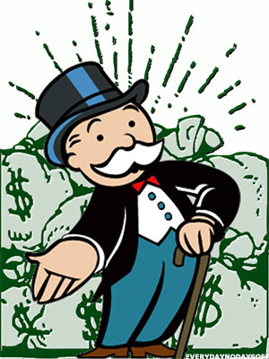 original vintage monopoly man