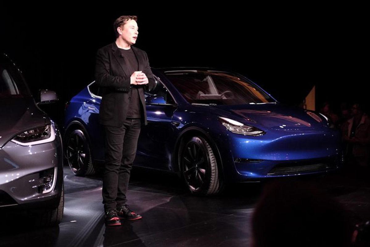 does tesla model y presentation suggest elon musk is out as ceo